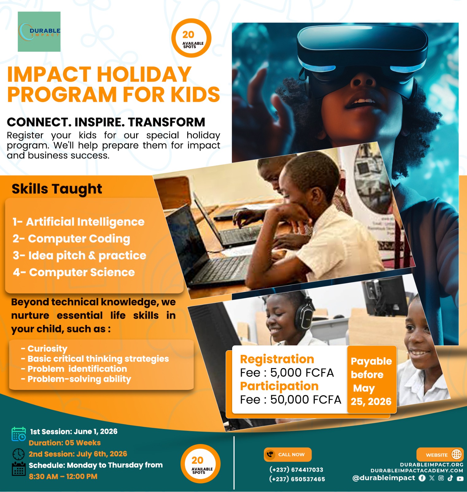 Impact Holiday Program for Kids