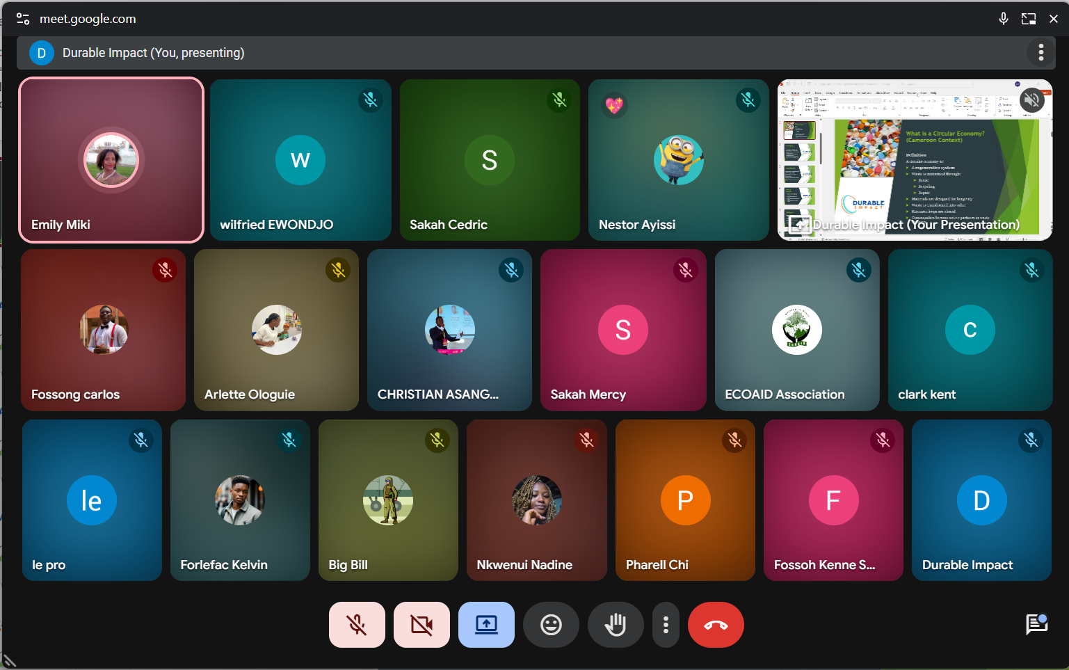 Emily Miki — circular economy session