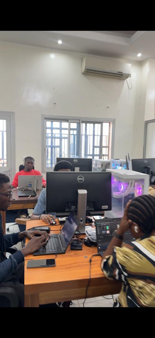 The New Vision Creatives team at work in the studio